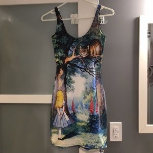 Black Milk Alice in Wonderland XS Body-Con Mini